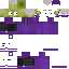 Minecraft skin texture, 64x64 pixels
