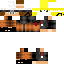 Minecraft skin texture, 64x64 pixels