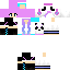 Minecraft skin texture, 64x64 pixels