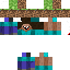 Minecraft skin texture, 64x64 pixels