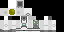 Minecraft skin texture, 64x32 legacy pixels