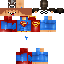 Minecraft skin texture, 64x64 pixels