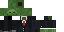 Minecraft skin texture, 64x32 legacy pixels
