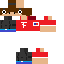 Minecraft skin texture, 64x64 pixels