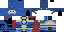 Minecraft skin texture, 64x32 legacy pixels