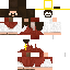 Minecraft skin texture, 64x64 pixels
