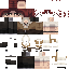 Minecraft skin texture, 64x64 pixels