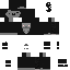 Minecraft skin texture, 64x64 pixels