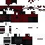 Red Minecraft skin texture, 64x64 pixels
