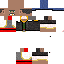 Minecraft skin texture, 64x64 pixels