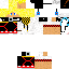 Minecraft skin texture, 64x64 pixels