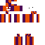 Minecraft skin texture, 64x64 pixels