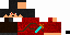 Minecraft skin texture, 64x32 legacy pixels