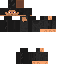 Minecraft skin texture, 64x64 pixels