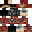 Minecraft skin texture, 64x64 pixels