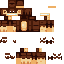 Minecraft skin texture, 64x64 pixels