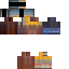 Minecraft skin texture, 64x64 pixels