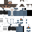 Minecraft skin texture, 64x64 pixels