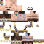 Minecraft skin texture, 64x64 pixels