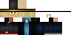 Minecraft skin texture, 64x32 legacy pixels