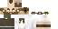 Minecraft skin texture, 64x32 legacy pixels