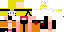 Minecraft skin texture, 64x32 legacy pixels
