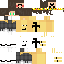 Minecraft skin texture, 64x64 pixels