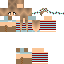 Minecraft skin texture, 64x64 pixels