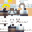 Minecraft skin texture, 64x64 pixels