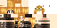 Minecraft skin texture, 64x32 legacy pixels