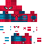 Minecraft skin texture, 64x64 pixels