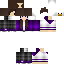 Minecraft skin texture, 64x64 pixels