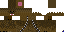 Minecraft skin texture, 64x32 legacy pixels