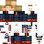 Minecraft skin texture, 64x64 pixels