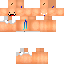 Minecraft skin texture, 64x64 pixels