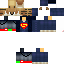 Minecraft skin texture, 64x64 pixels