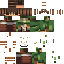 Minecraft skin texture, 64x64 pixels