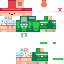 Minecraft skin texture, 64x64 pixels