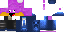 Minecraft skin texture, 64x32 legacy pixels