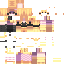 Minecraft skin texture, 64x64 pixels