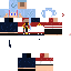 Minecraft skin texture, 64x64 pixels