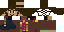 Minecraft skin texture, 64x32 legacy pixels