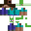 Minecraft skin texture, 64x64 pixels