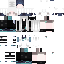 Minecraft skin texture, 64x64 pixels