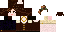Minecraft skin texture, 64x32 legacy pixels
