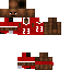 Minecraft skin texture, 64x64 pixels