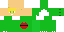 Minecraft skin texture, 64x32 legacy pixels