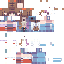 Minecraft skin texture, 64x64 pixels