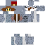 Minecraft skin texture, 64x64 pixels