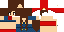 Minecraft skin texture, 64x32 legacy pixels